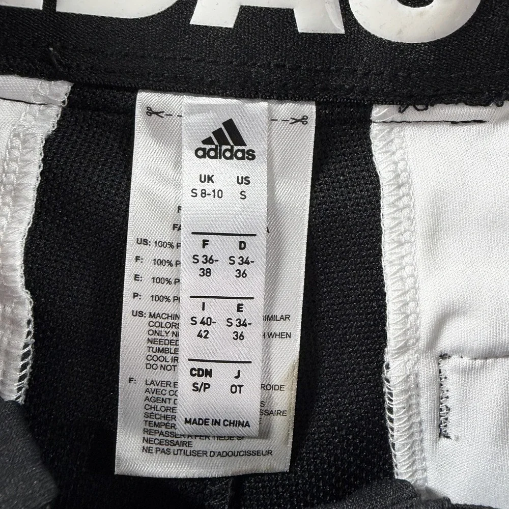 Adidas‎ Baseball Pants Black Youth Small Triple Stripe Reinforced Knee